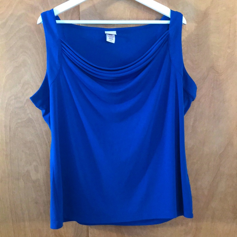Covington Size XL Royal Blue Fashion Tank Style Top